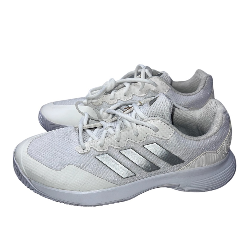 Adidas Gamecourt 2 Tennis Shoes NWT Cream/Ivory Silver US 9